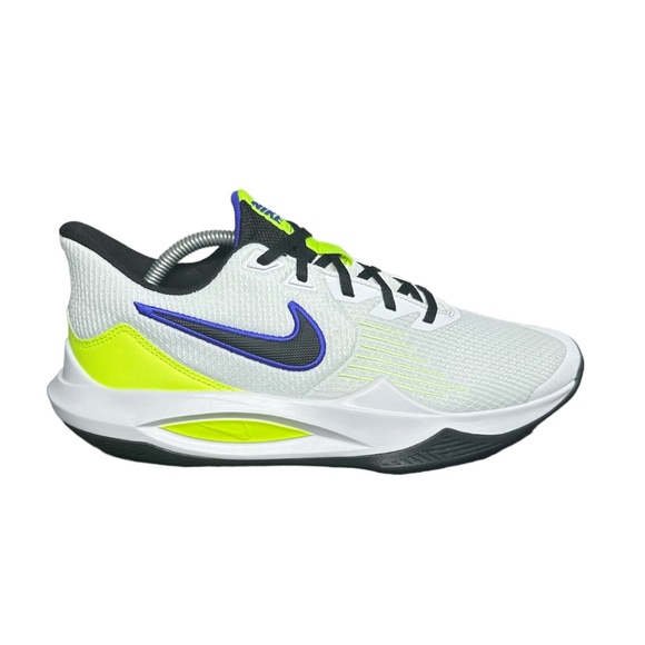 Nike Precision V \'White Barely Volt\' 2021 Men\'s Basketball Shoes Size 10.5 Multi main image 5